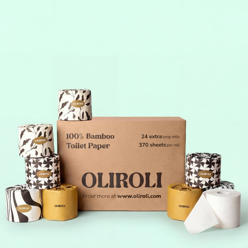 100% Bambus-Toilettenpapier
