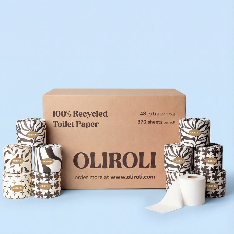100% Recycled Toilet Paper - Sleek Edition