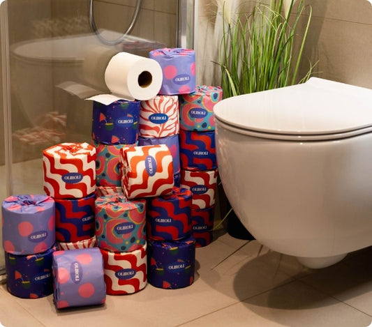 100% Recycled Toilet Paper - Cheerful Edition