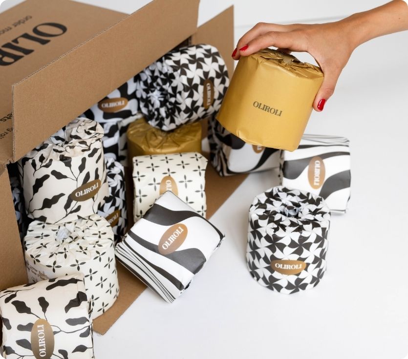 100% Recycled Toilet Paper - Sleek Edition