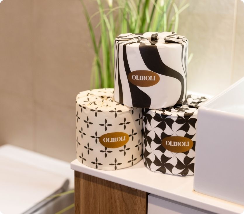 100% Recycled Toilet Paper - Sleek Edition