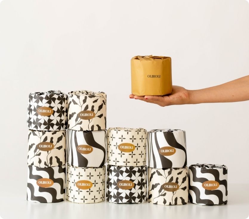 100% Recycled Toilet Paper - Sleek Edition
