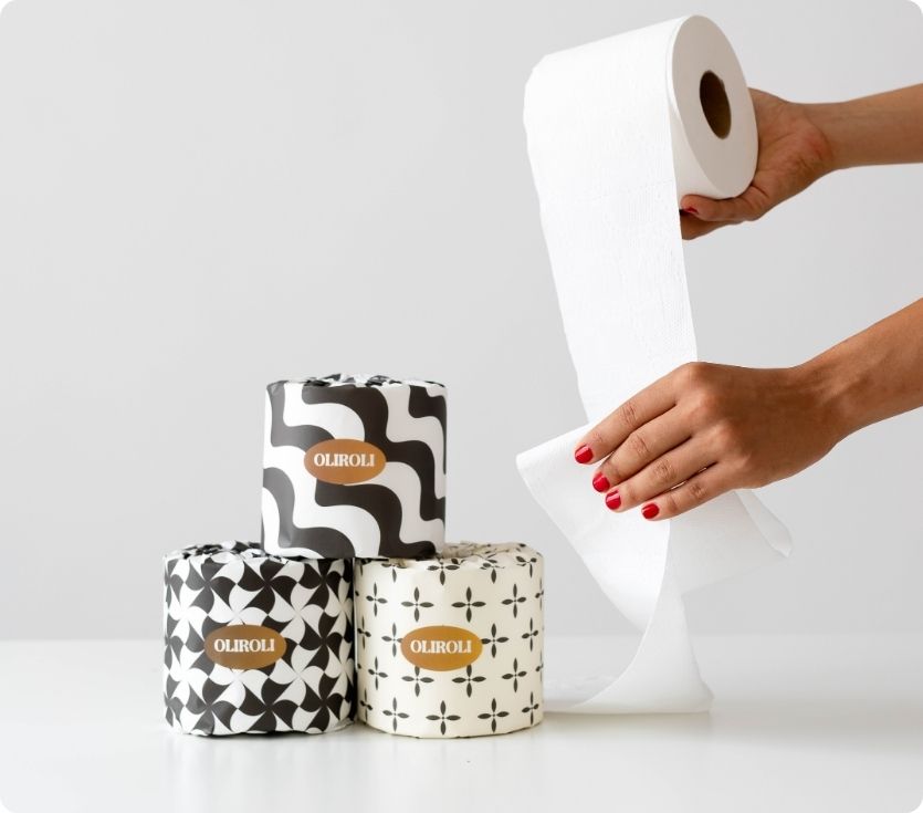 100% Recycled Toilet Paper - Sleek Edition