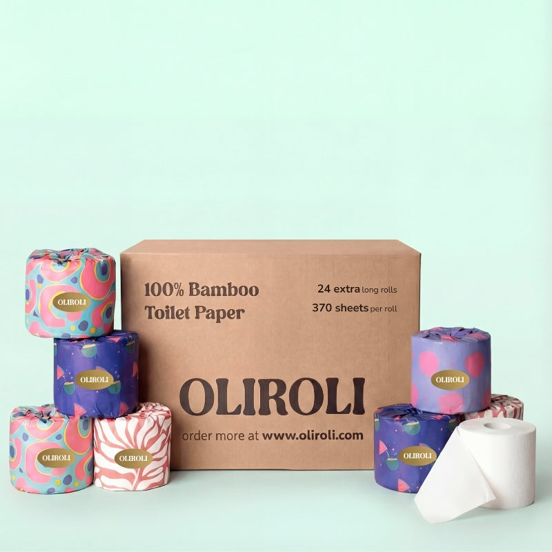 100% Bamboo Toilet Paper - Cheerful Edition