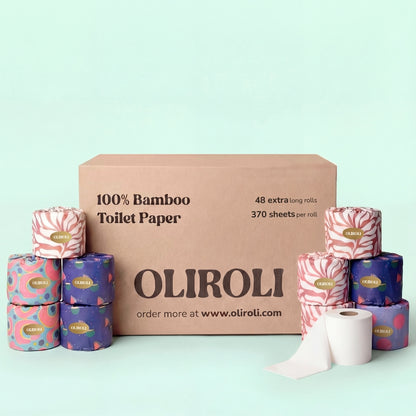 100% Bamboo Toilet Paper - Cheerful Edition