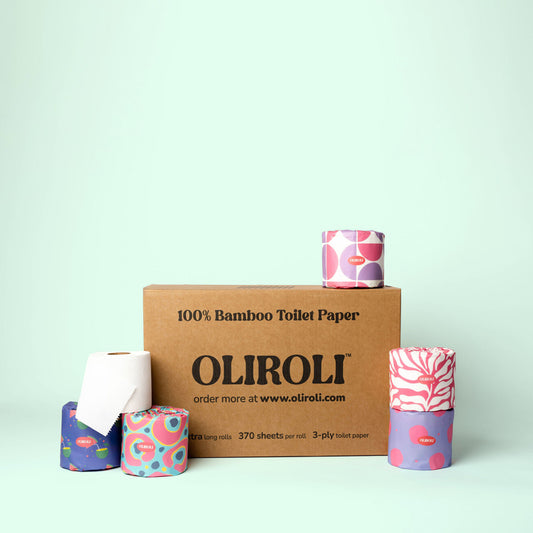 100% Bamboo Toilet Paper - Cheerful Edition
