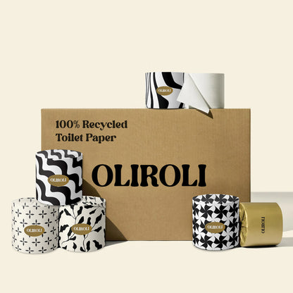 100% Recycled Toilet Paper - Sleek Edition
