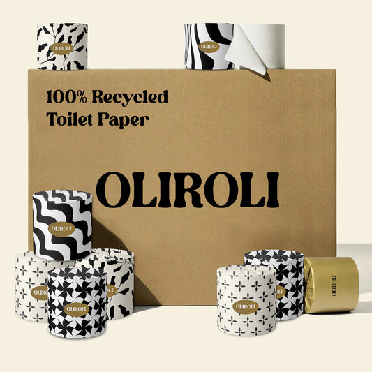 100% Recycled Toilet Paper - Sleek Edition
