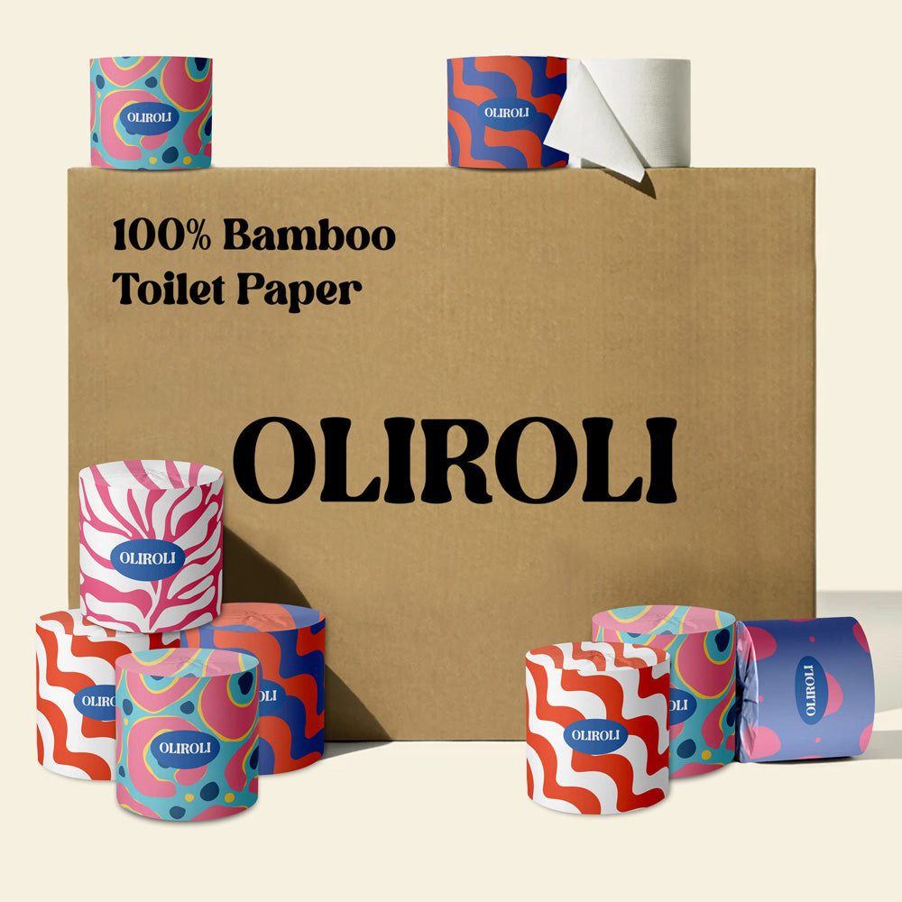 100% Bamboo Toilet Paper - Cheerful Edition