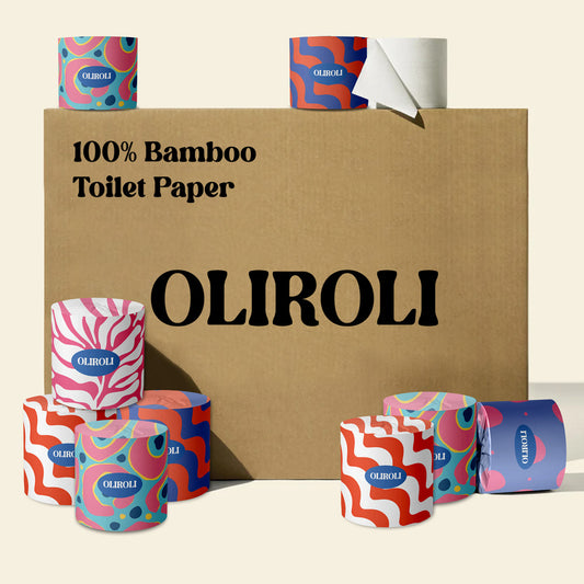 100% Bamboo Toilet Paper - Cheerful Edition