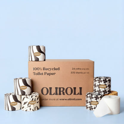 100% Recycled Toilet Paper - Sleek Edition