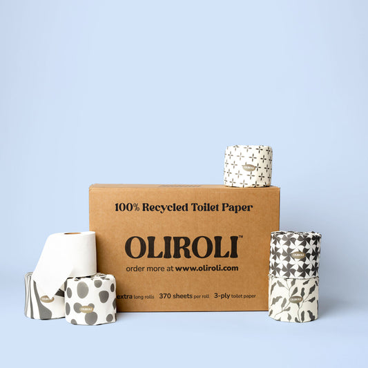 100% Recycled Toilet Paper - Sleek Edition