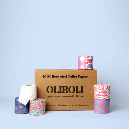 100% Recycled Toilet Paper - Cheerful Edition