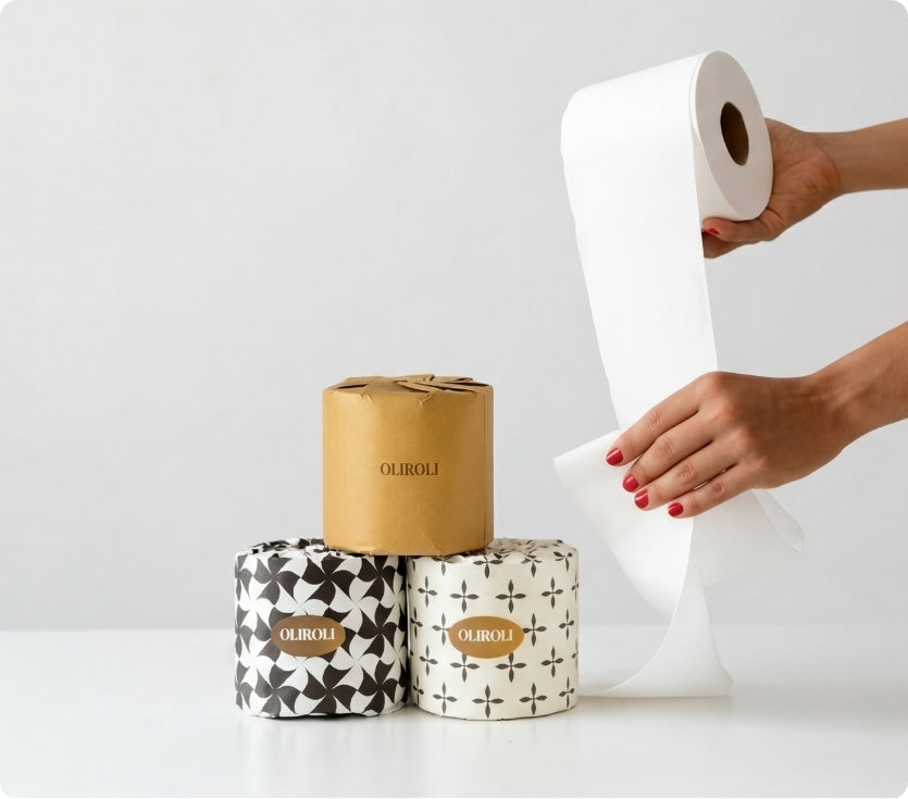 100% Bamboo Toilet Paper - Sleek Edition
