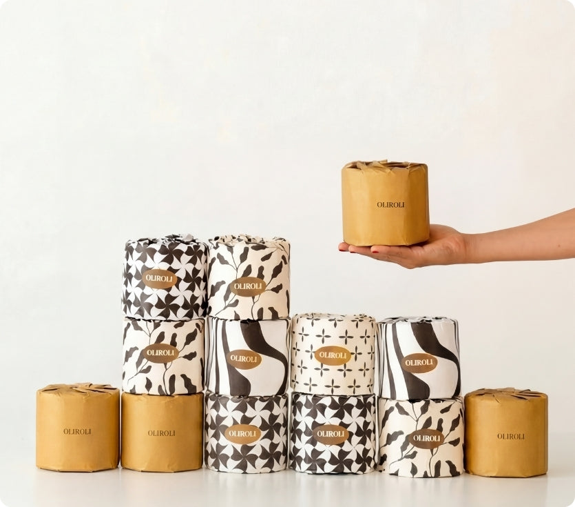 100% Bamboo Toilet Paper - Sleek Edition