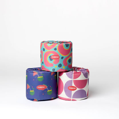 100% Bamboo Toilet Paper - Cheerful Edition